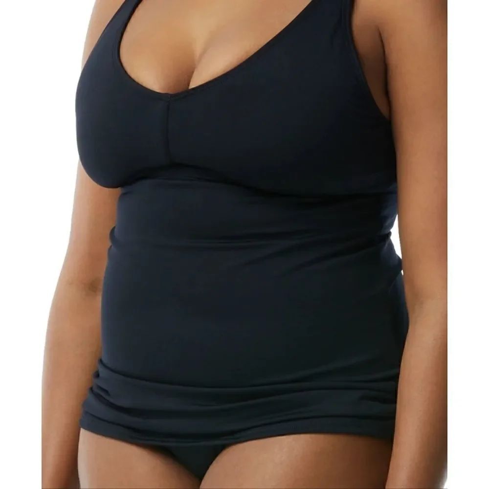 TYR Women’s Solid V-Neck Sheath Plus